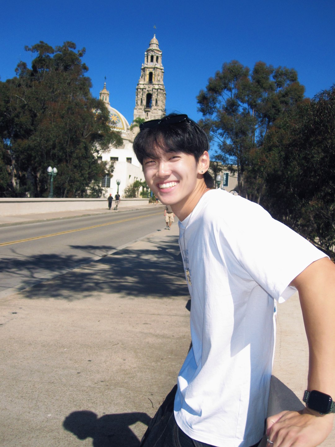 Kevin Yang outdoors